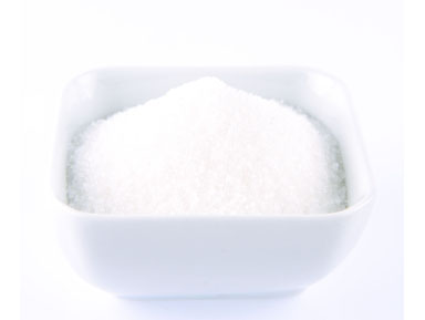 Sugar with specific grain size